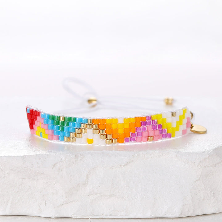 Agathe - Bracelet de perles - bracelet de perles colorées fait main en perles Miyuki par Køss Design