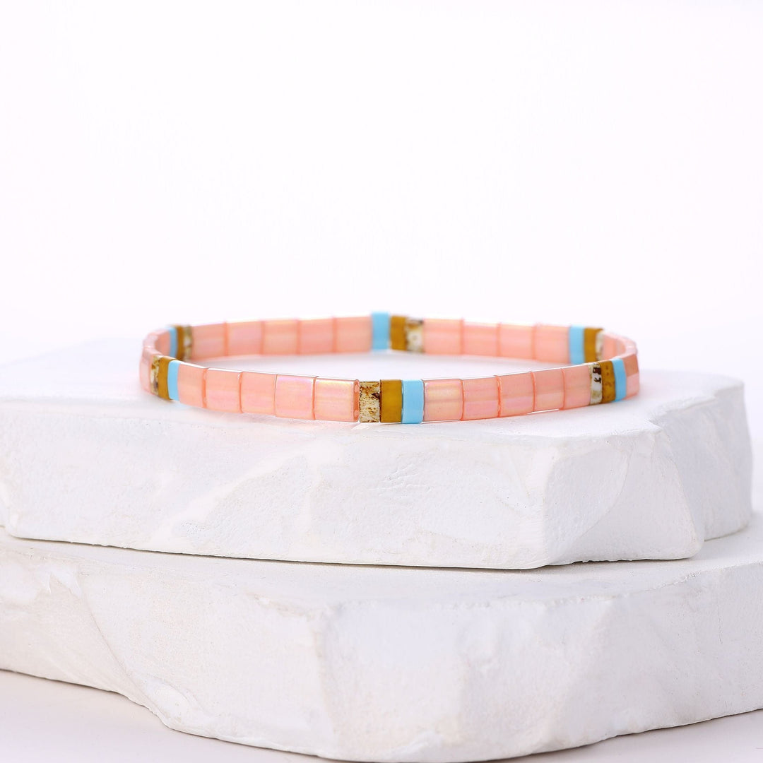 Amelia - Bracelet de perles - bracelet de perles colorées fait main en perles Miyuki par Køss Design