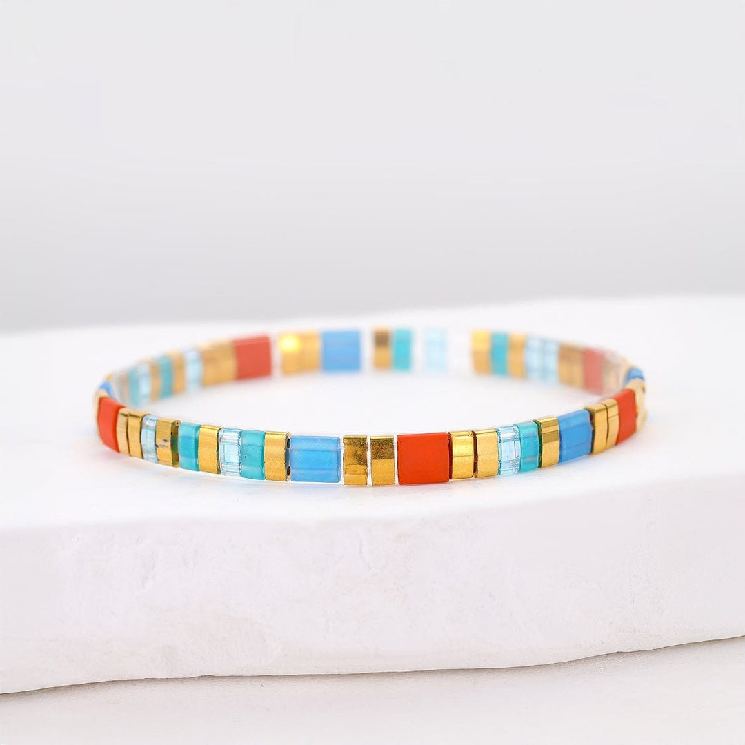 Bahia - Bracelet de perles - bracelet de perles colorées fait main en perles Miyuki par Køss Design