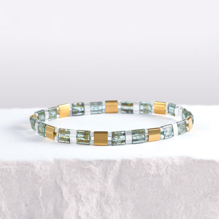 Beatrice - Bracelet de perles - bracelets perles plates fait main en perles Miyuki par Køss Design
