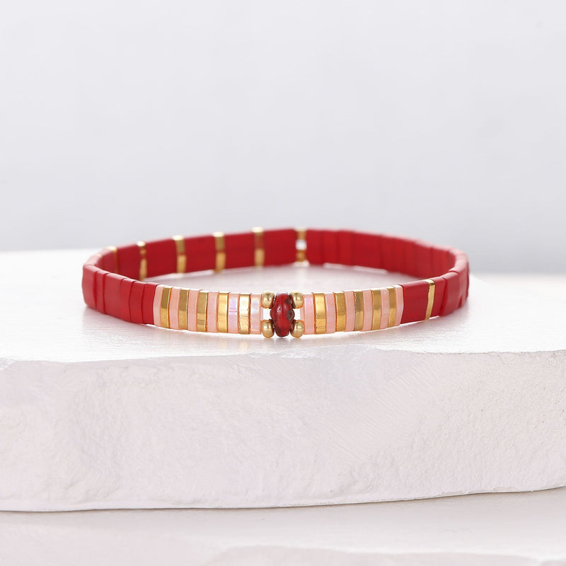 Capucine - Bracelet de perles - bracelet de perles colorées fait main en perles Miyuki par Køss Design