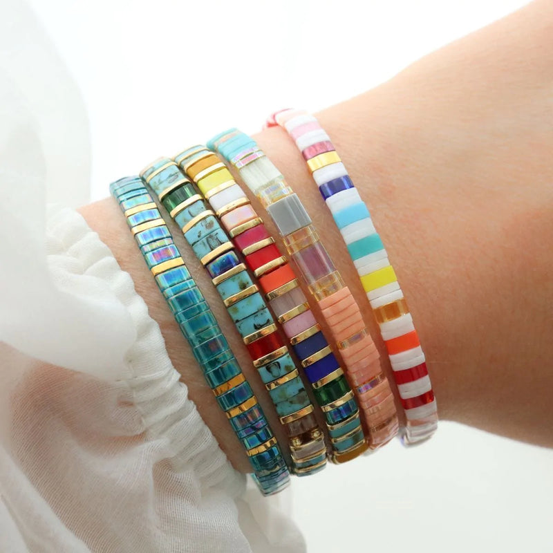 idee bracelet perle plate