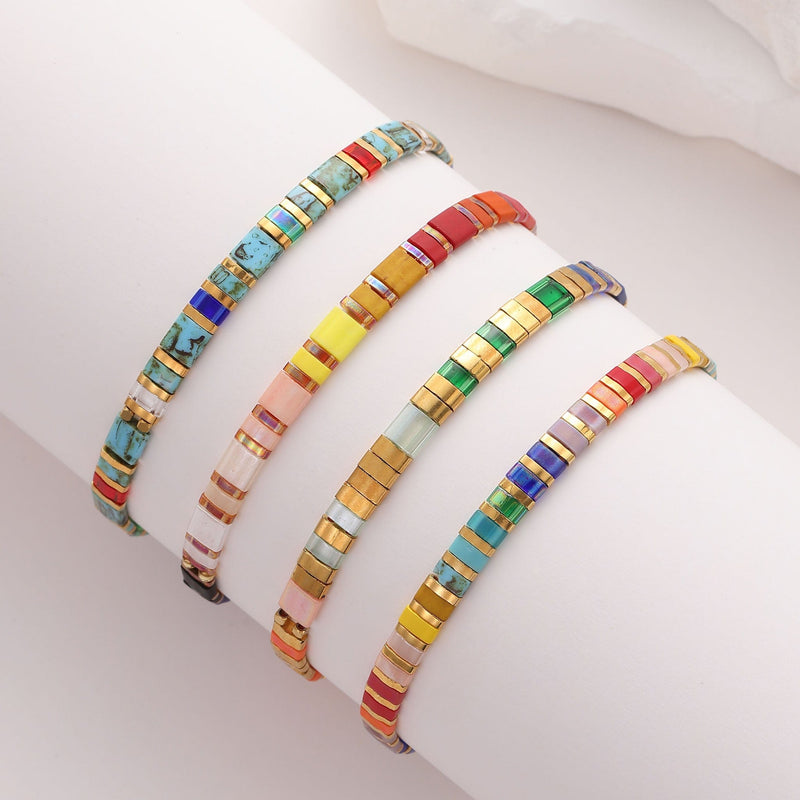 Coffret Cadeau Ensemble Rainbøw & Shine - Køss Design bracelet de perles colorées fait main photo 7