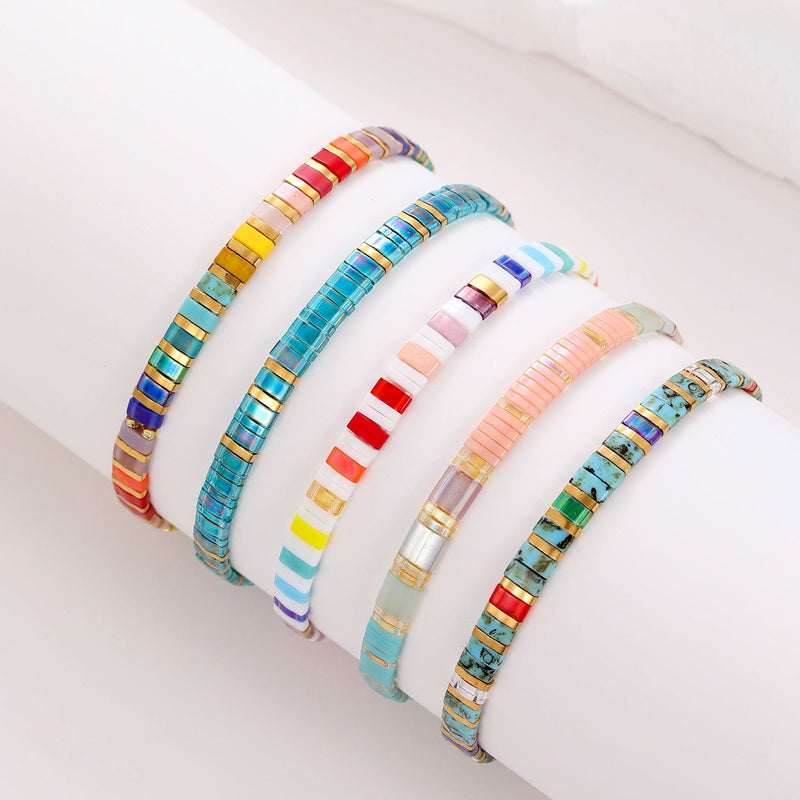 Coffret Cadeau Ensemble Rainbøw & Shine - Køss Design bracelet de perles colorées fait main photo 8