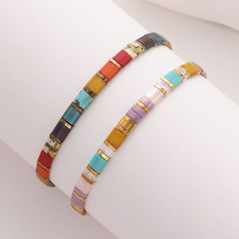 Ensemble Lola & Flora - Køss Design bracelet de perles colorées fait main photo 7