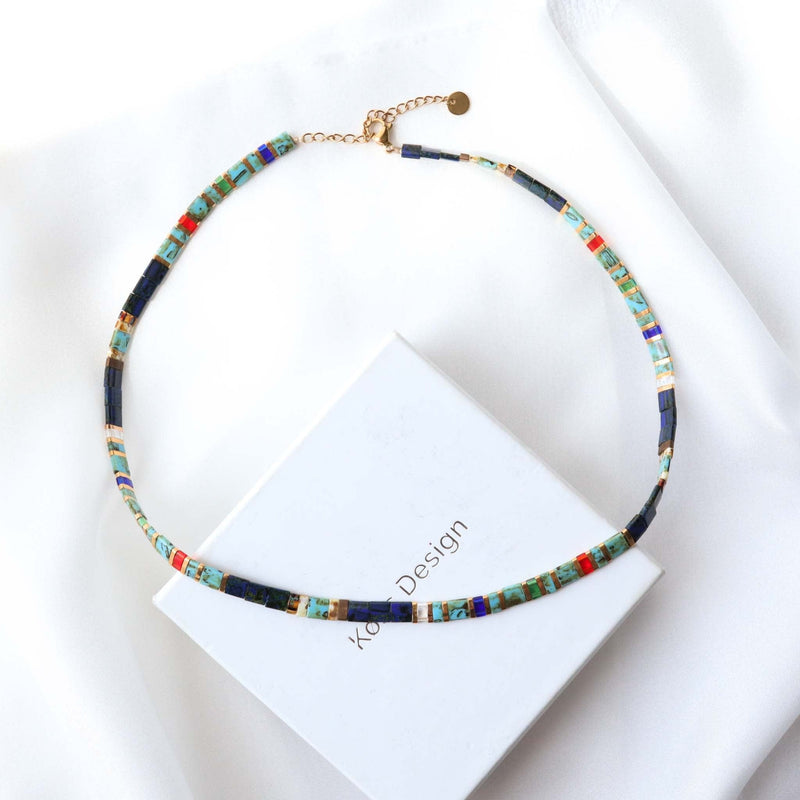 Ensemble Lou (Collier & Parure) - finitions artisanales | Køss Design Paris
