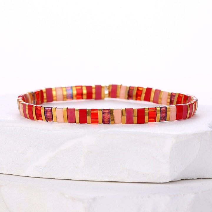 Joy - Bracelet de perles - bracelet de perles colorées fait main en perles Miyuki par Køss Design