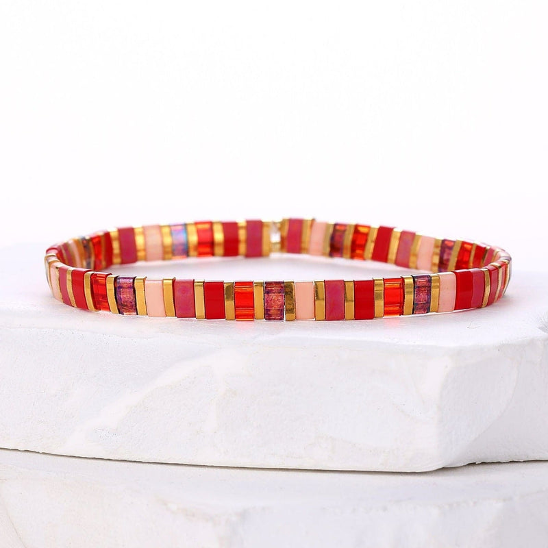 Joy - Bracelet de perles - bracelet de perles colorées fait main en perles Miyuki par Køss Design