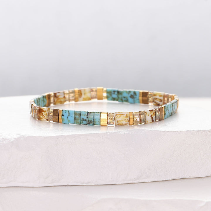 Kia - Bracelet de perles - bracelet de perles colorées fait main en perles Miyuki par Køss Design