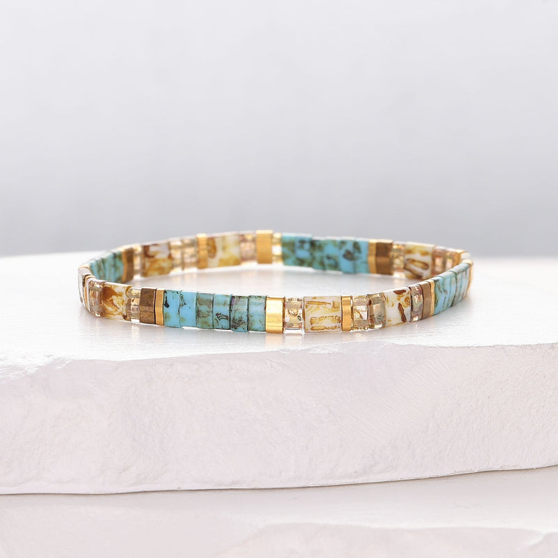Kia - Bracelet de perles - bracelet de perles colorées fait main en perles Miyuki par Køss Design