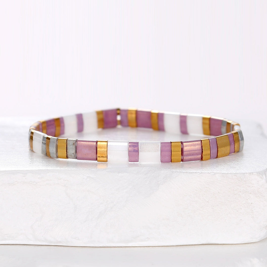 Lea - Bracelet de perles - bracelet de perles colorées fait main en perles Miyuki par Køss Design