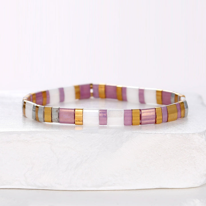 Lea - Bracelet de perles - bracelet de perles colorées fait main en perles Miyuki par Køss Design