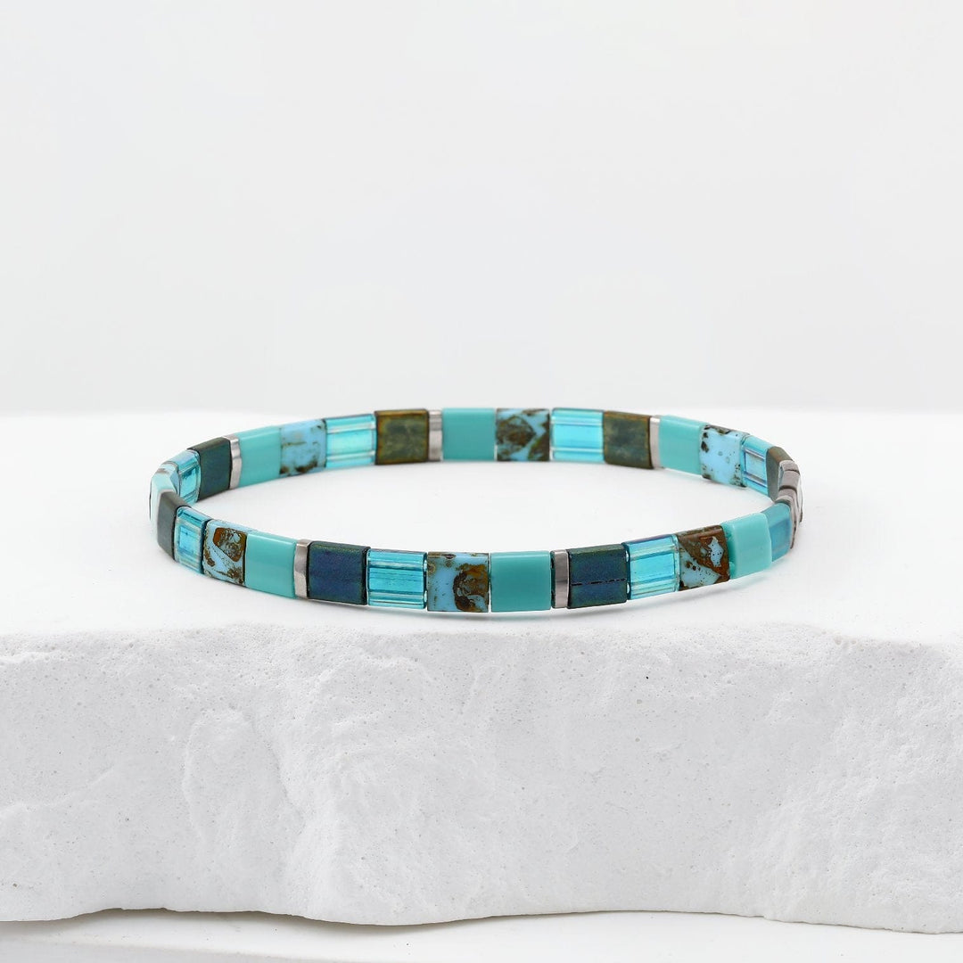 Loretta - Bracelet de perles - bracelet de perles colorées fait main en perles Miyuki par Køss Design