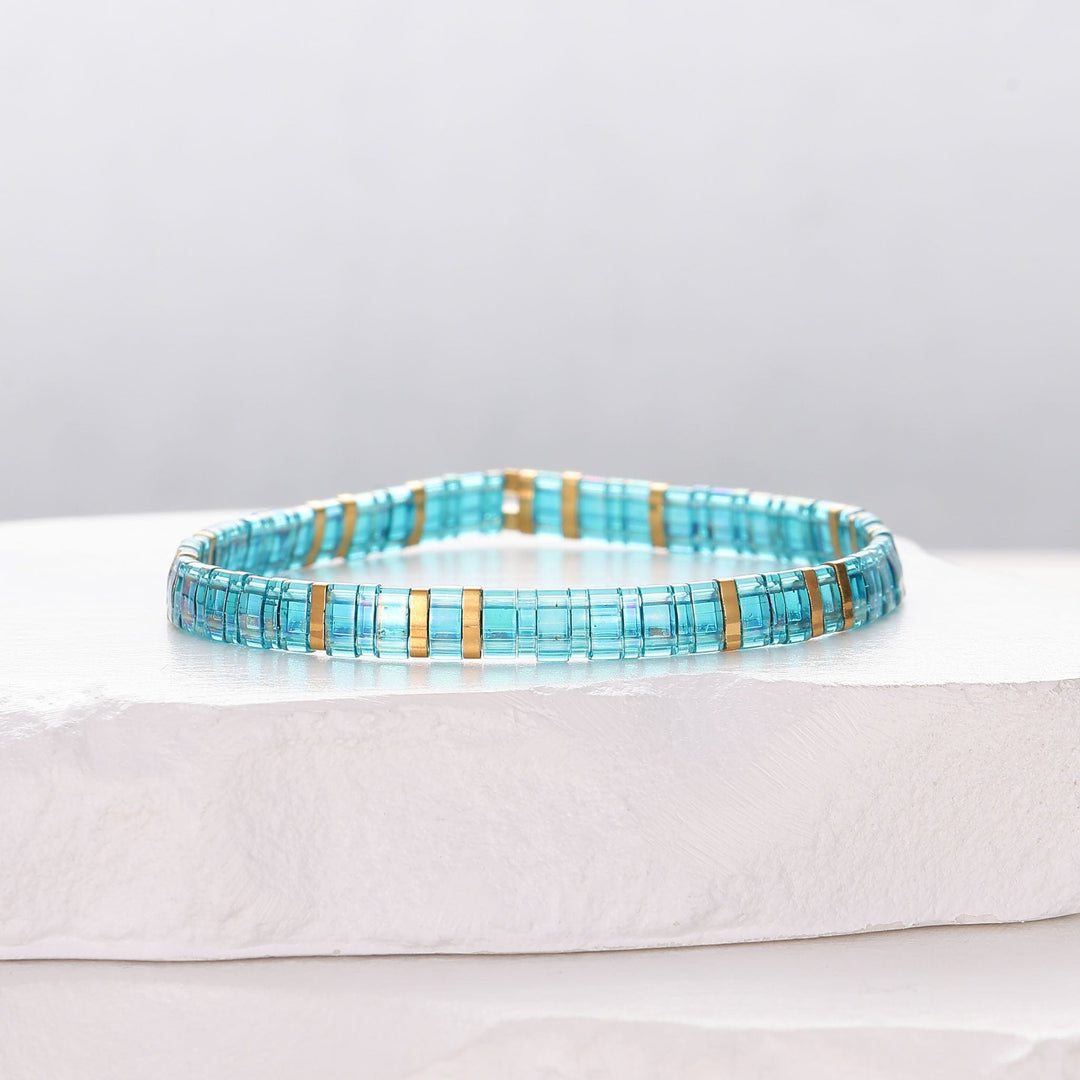 Marine - Bracelet de perles - bracelet de perles colorées fait main en perles Miyuki par Køss Design