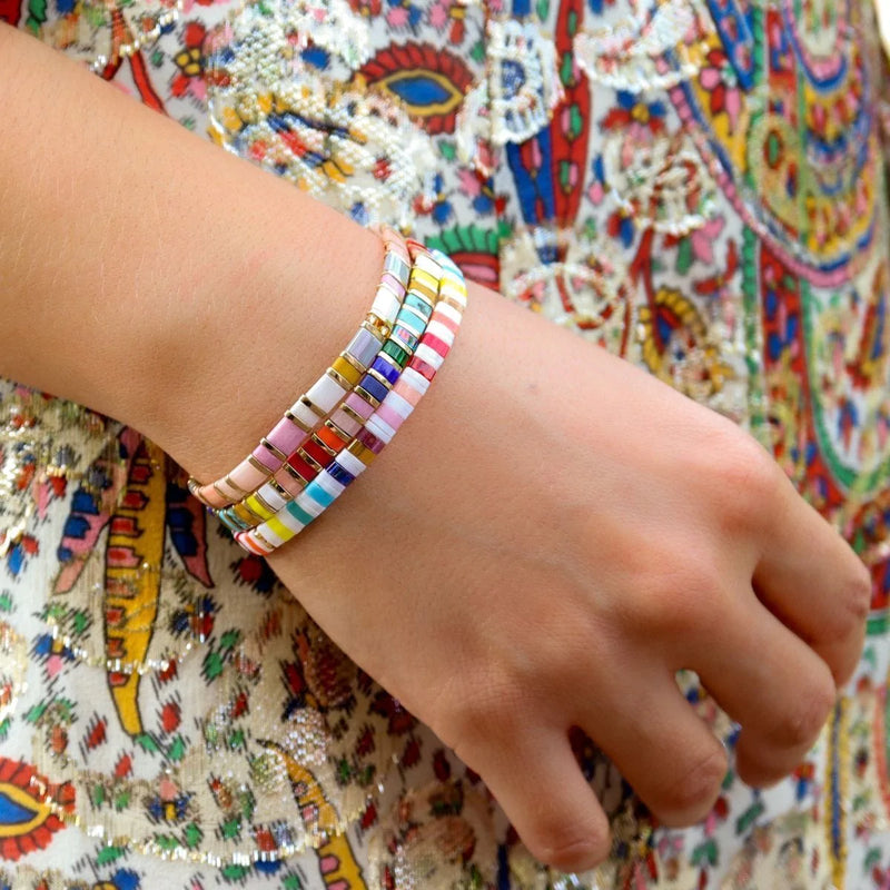 Møly - Køss Design bracelet de perles colorées fait main photo 6