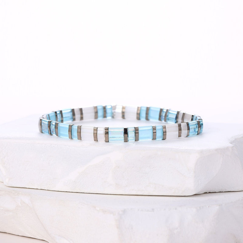 Neela - Bracelet de perles - bracelet de perles colorées fait main en perles Miyuki par Køss Design