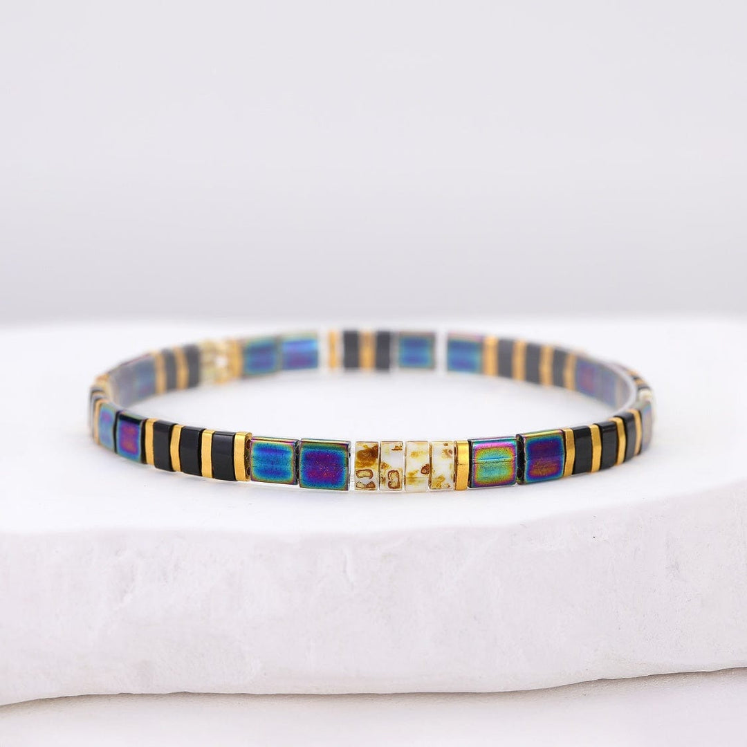 Nova - Bracelet de perles - bracelets perles plates fait main en perles Miyuki par Køss Design