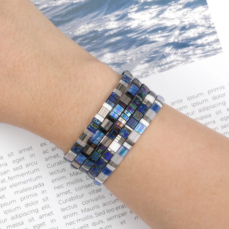Parure Aurea - Køss Design bracelet de perles colorées fait main photo 13