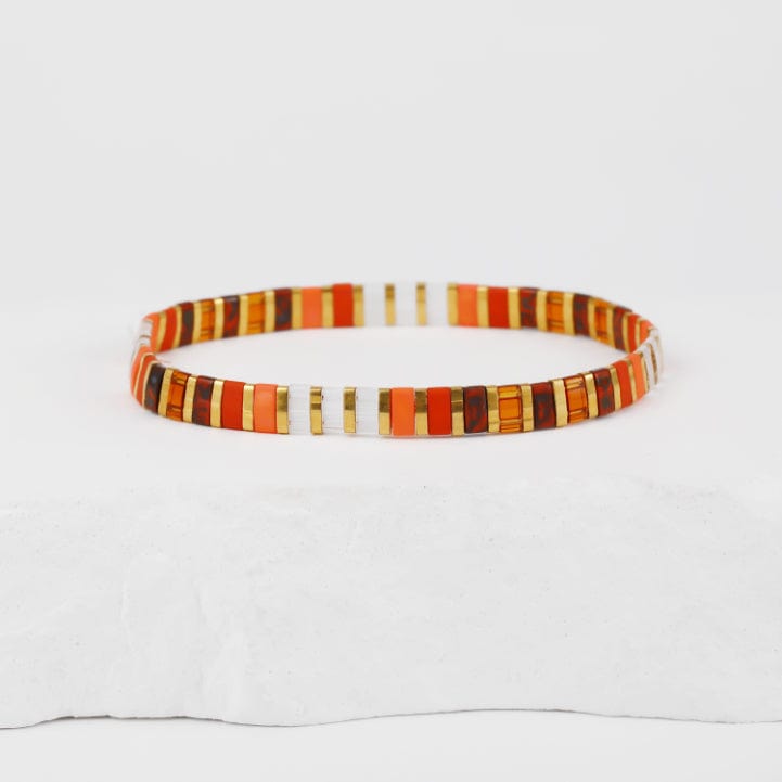 Parure Belombre - Køss Design bracelets perles plates fait main photo 6