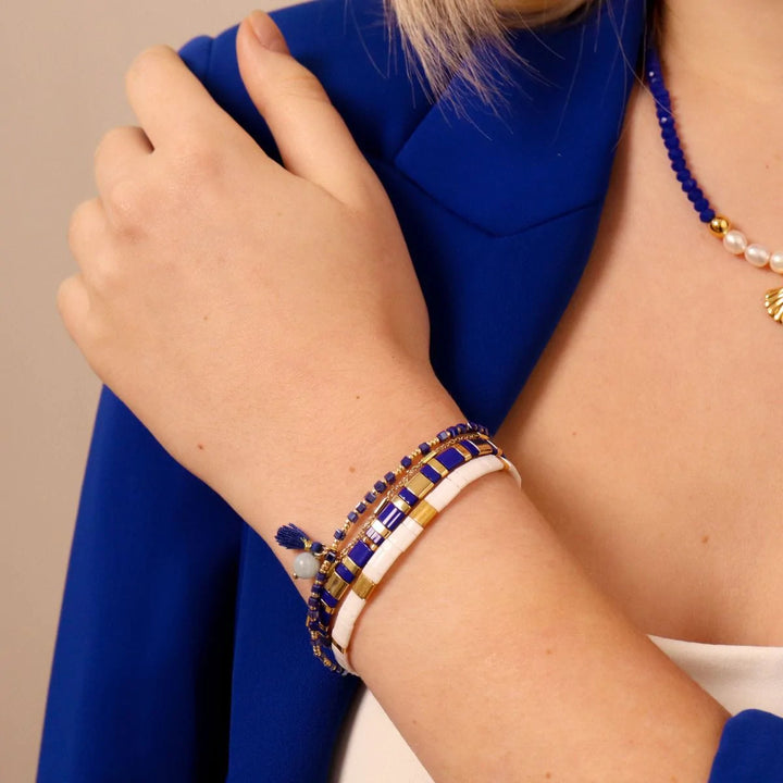 Parure Fidji - Køss Design bracelet de perles colorées fait main photo 6