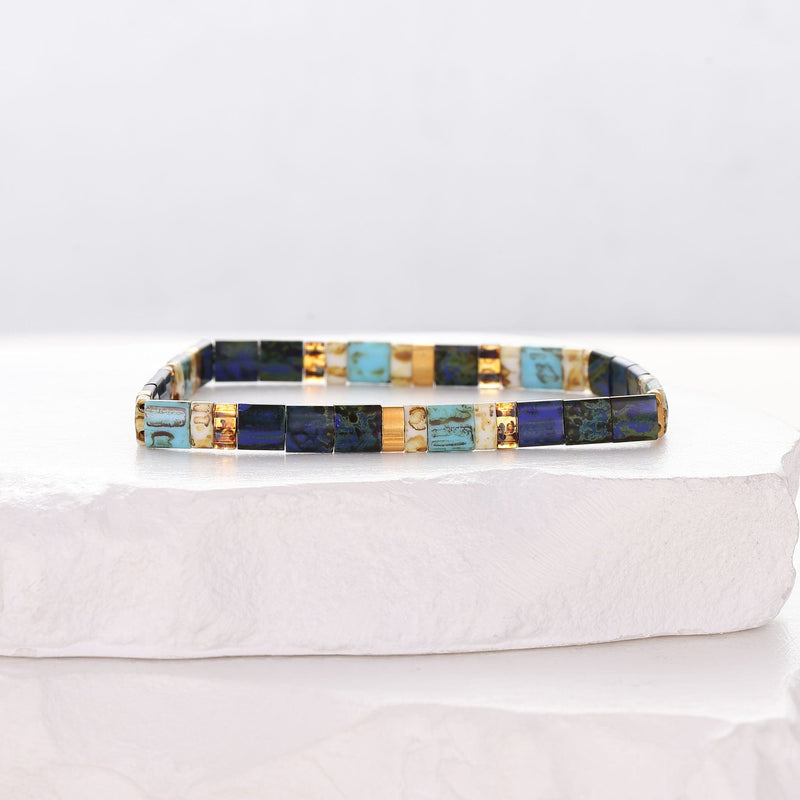Parure Lou - Køss Design bracelet de perles colorées fait main photo 6