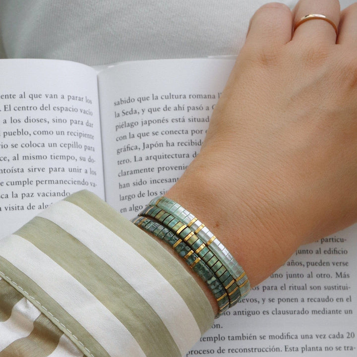 Parure Luna - Køss Design bracelet de perles colorées fait main photo 6