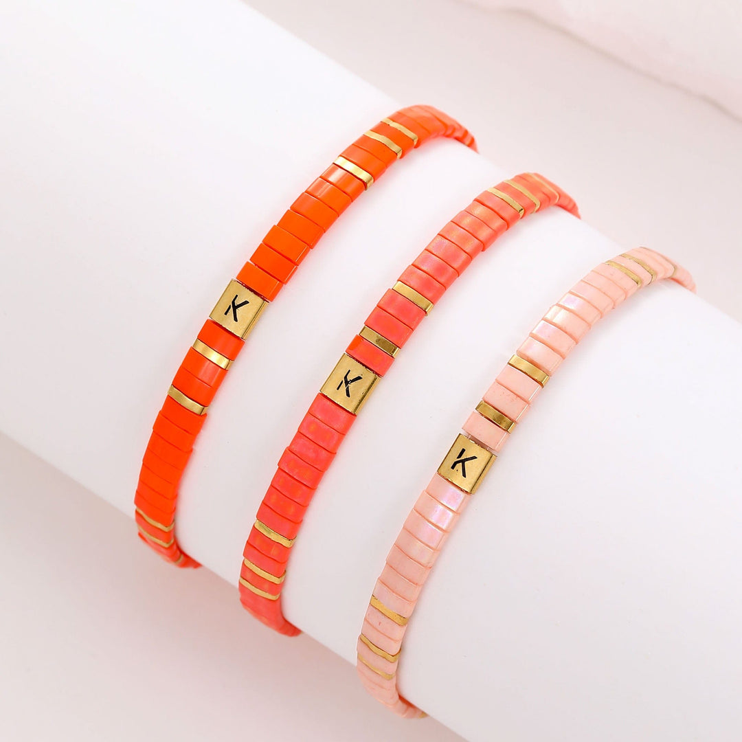 Parure Nina - Bracelets de Perles - bracelet de perles colorées fait main en perles Miyuki par Køss Design
