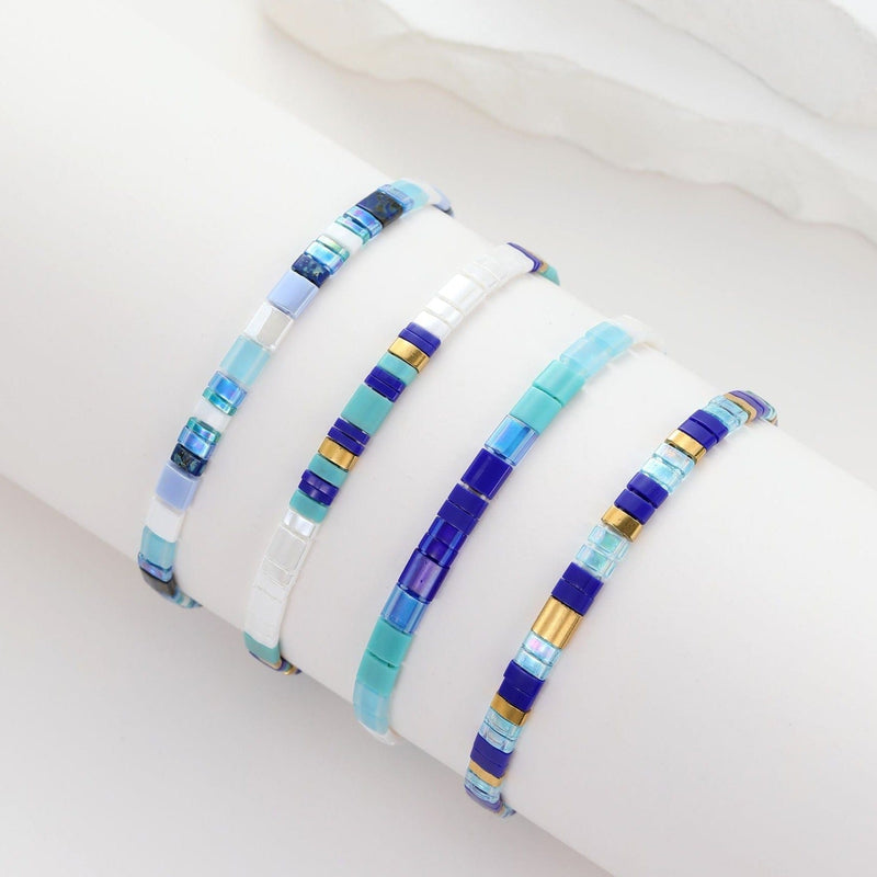 Parure Sanna - Bracelets de Perles - bracelet de perles colorées fait main en perles Miyuki par Køss Design