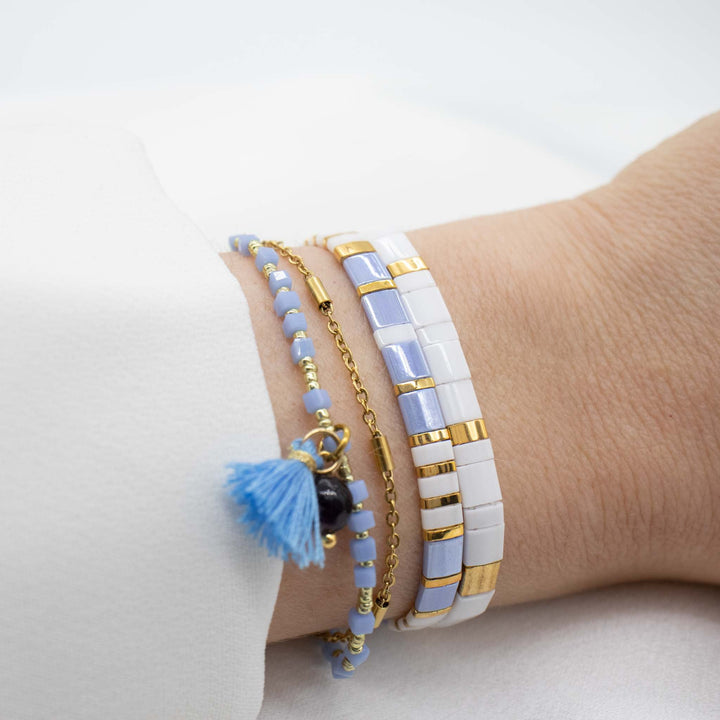 Parure Thaiti - Bracelets de perles