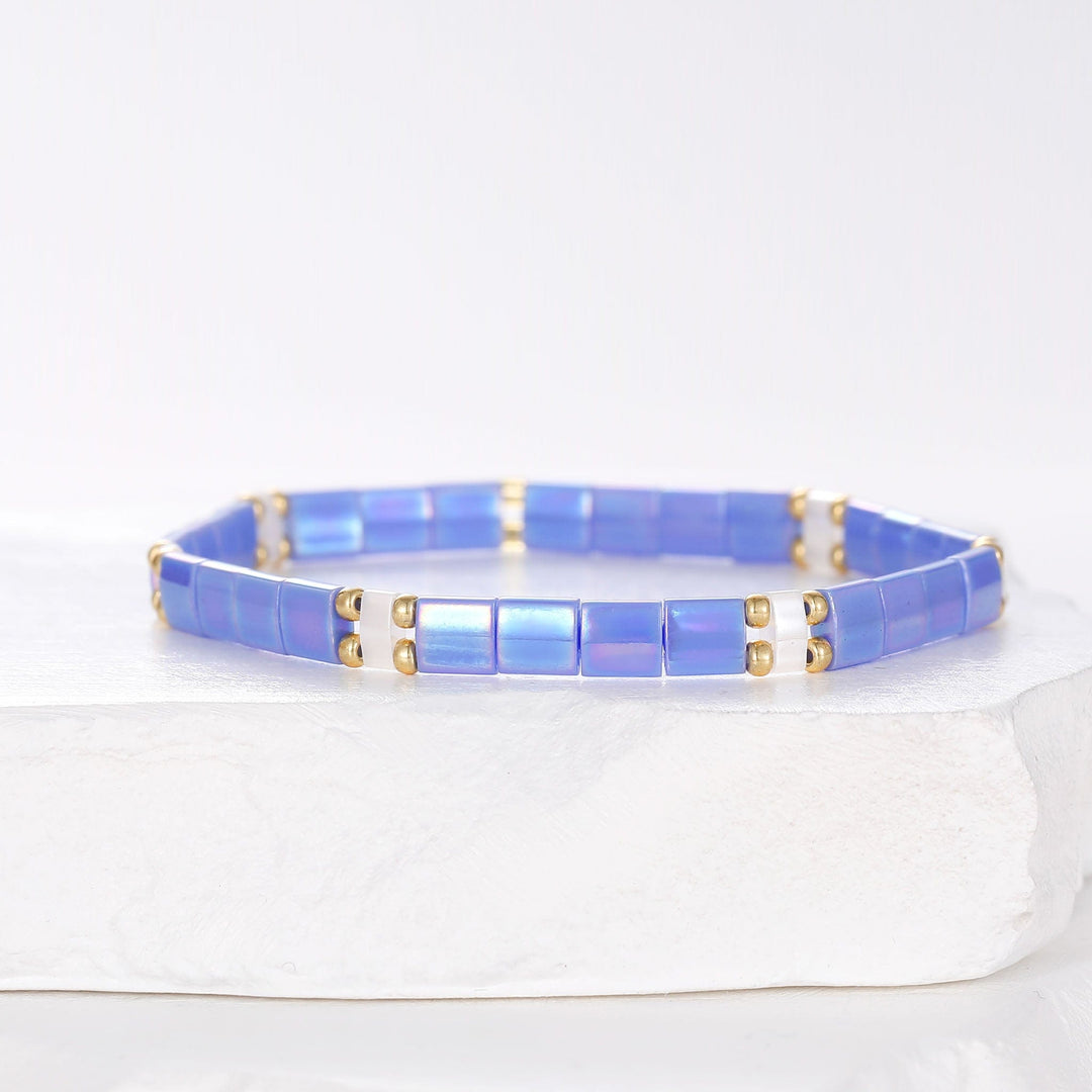Prune - Bracelet de perles