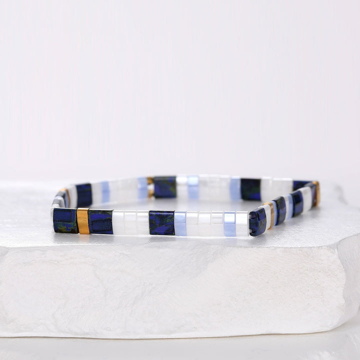 Tila - Bracelet de perles - bracelet de perles colorées fait main en perles Miyuki par Køss Design