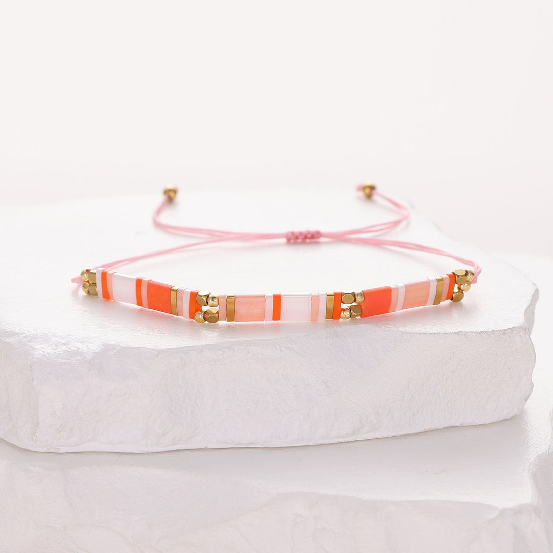 Zøe - Bracelet de perles - bracelet de perles colorées fait main en perles Miyuki par Køss Design