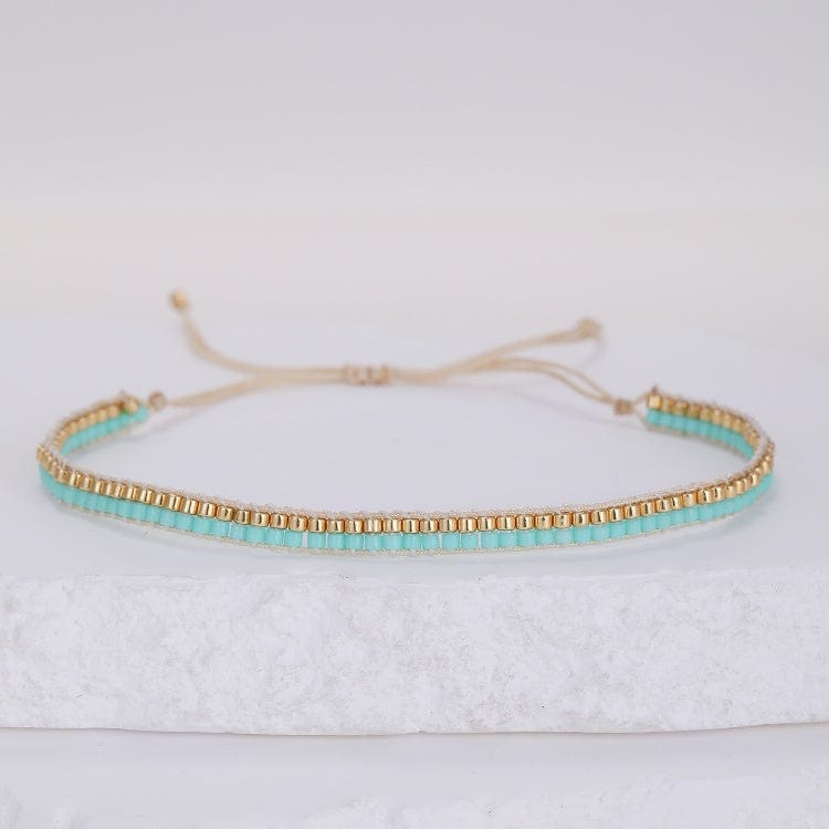 Parure Aurora - Køss Design bracelets perles plates fait main photo 6
