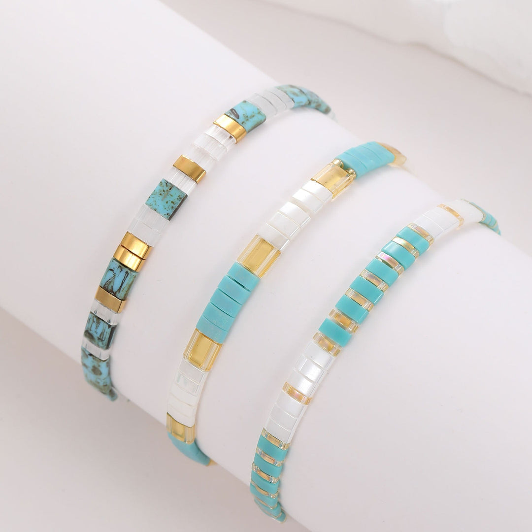 Parure Eden - Bracelets de perles - bracelet de perles fait main en perles Miyuki par Køss Design