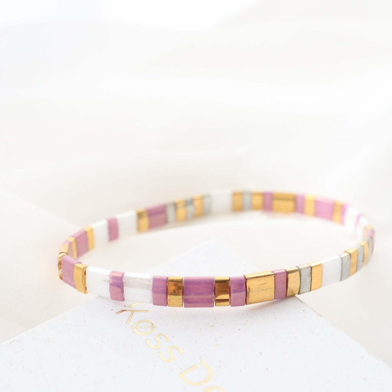 Parure Jasmine - Køss Design bracelet de perles fait main photo 8
