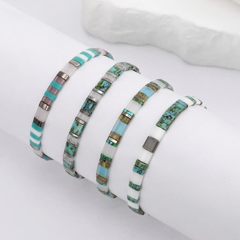 Parure Orina - Bracelets de perles - bracelet de perles fait main en perles Miyuki par Køss Design