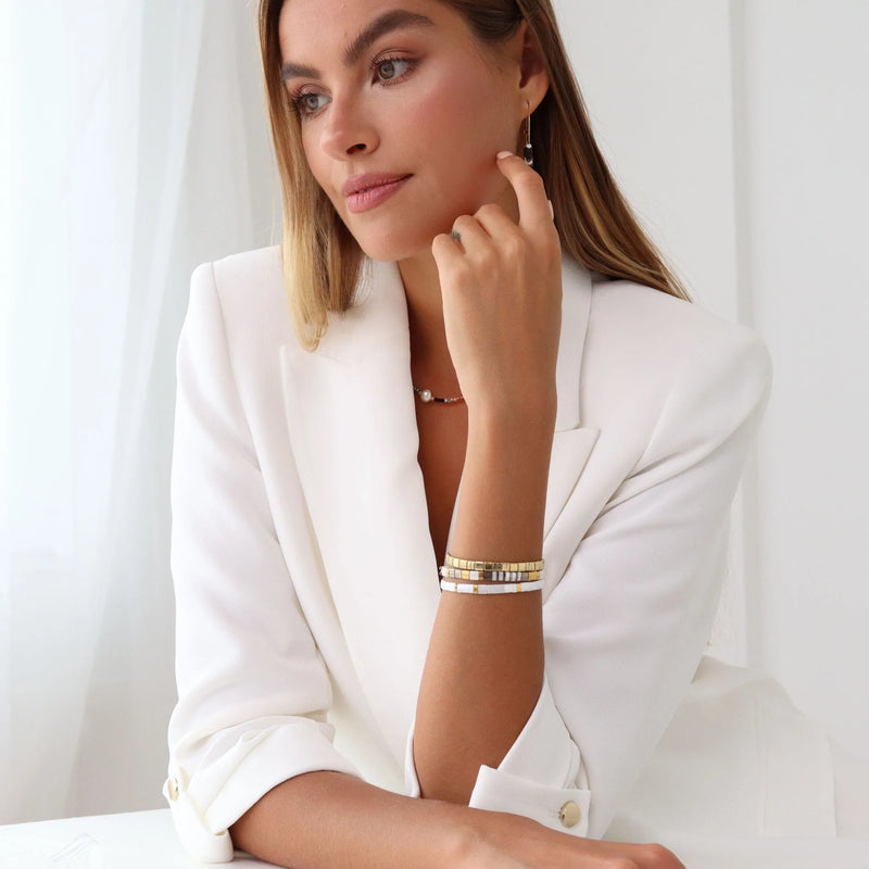 Parure Sun - Køss Design bracelet de perles fait main photo 8