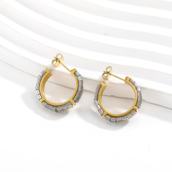 Anya - Boucles d'oreilles Pierre de naissance Juin