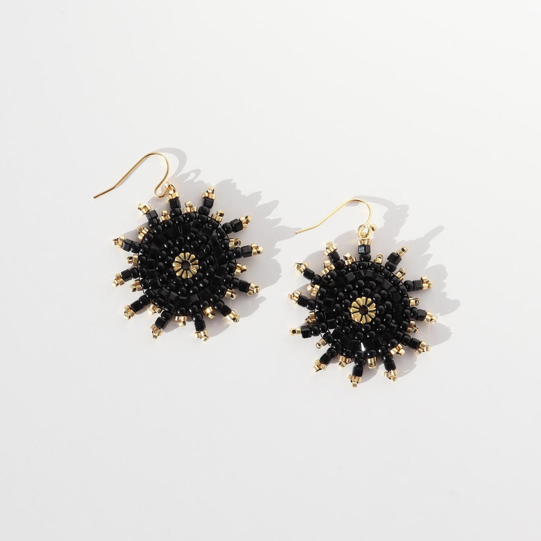 Assia - Boucles d'oreilles - earring fait main en perles Miyuki par Køss Design