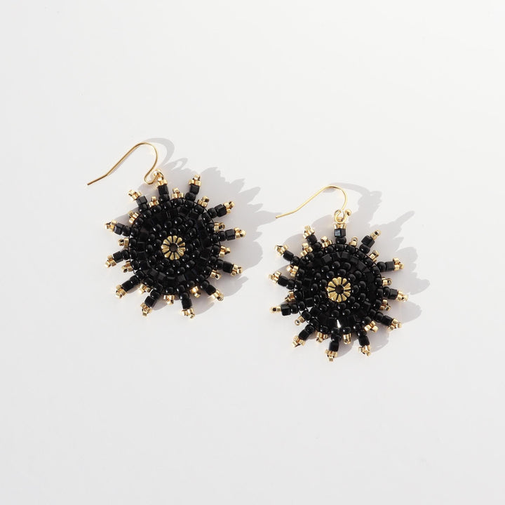 Assia - Boucles d'oreilles - earring fait main en perles Miyuki par Køss Design
