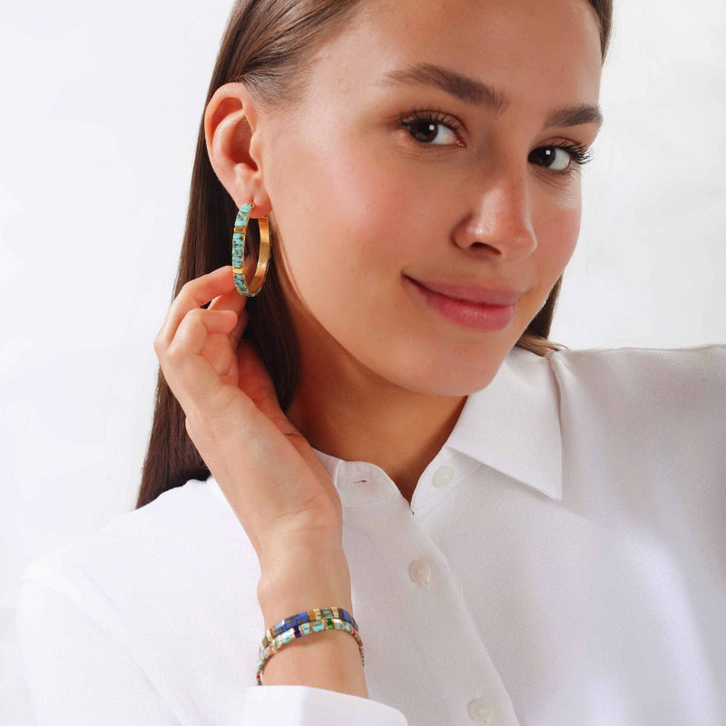 Jola - Køss Design earring fait main photo 6