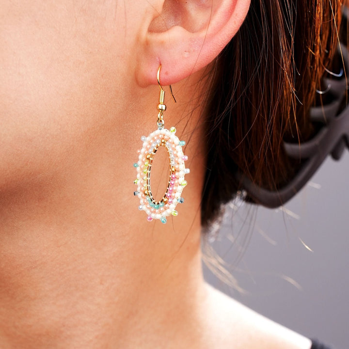 Julietta - détail des couleurs et motifs en perles Miyuki Tila