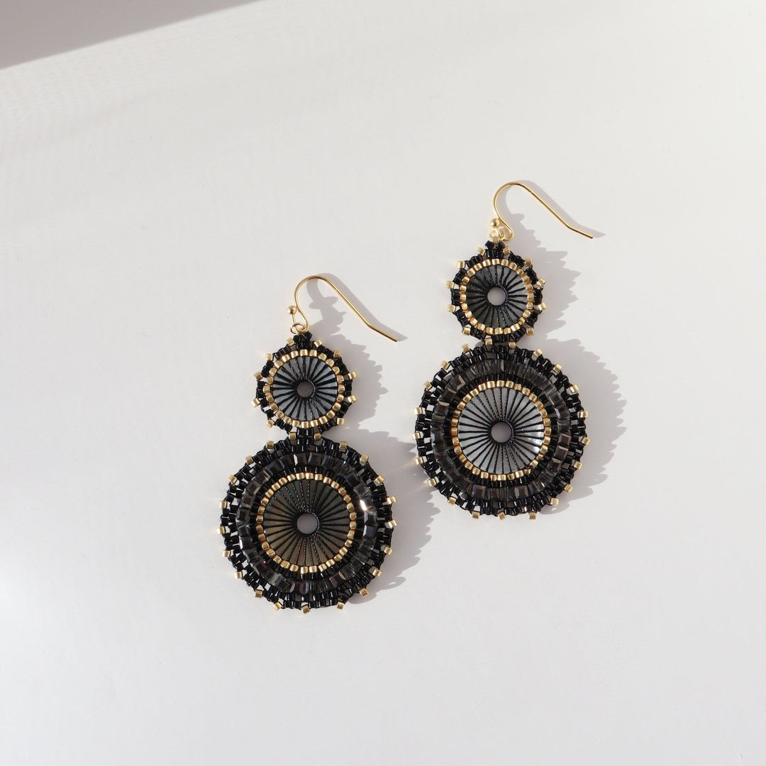 Lise - Boucles d'oreilles - earring fait main en perles Miyuki par Køss Design