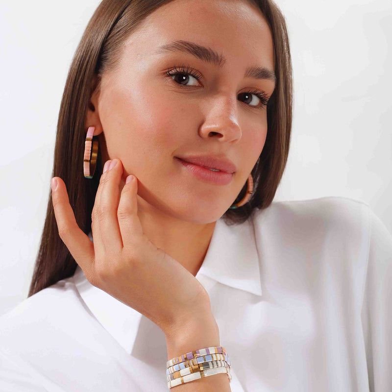 Pastel - Køss Design earring fait main photo 6