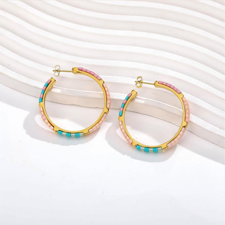 Pastel - vue détaillée des perles Miyuki japonaises