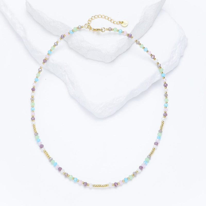 Alina - Collier de pierres - necklace fait main en perles Miyuki par Køss Design