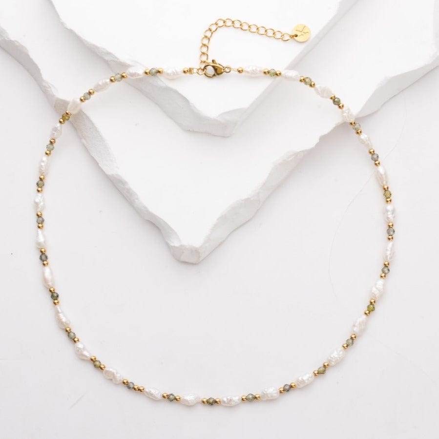 Lenka - Collier de pierres - necklace fait main en perles Miyuki par Køss Design